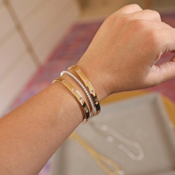 Bracelete Golden Pontos de Luz