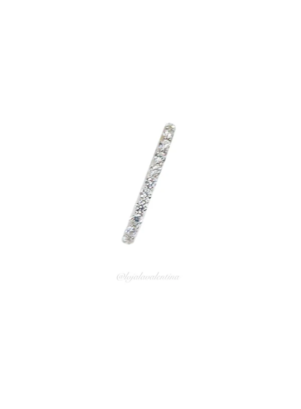 Piercing Ear Hook Prata (Unitário)