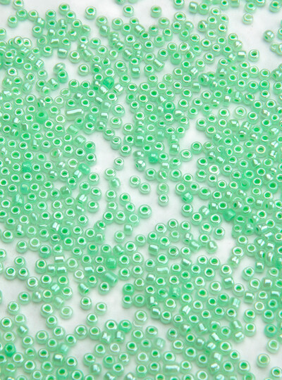 Foto Missanguinha Verde Bebê Perolado