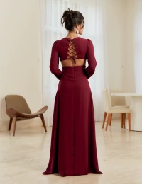 Vestido Longo Débora Marsala