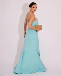 Vestido de Festa Longo Tomara que Caia Alfaiataria Tiffany