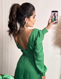 Vestido Longo Michelle Verde