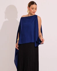 Capa Mil Formas Crepe Azul Marinho