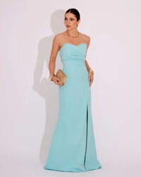 Vestido de Festa Longo Tomara que Caia Alfaiataria Tiffany