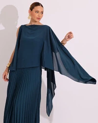 Capa Mil Formas Crepe Verde Escuro