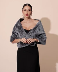 Estola Grafite Fake Fur
