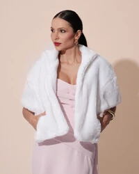 Estola Fake Fur Branco