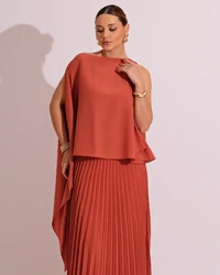 Capa Mil Formas Crepe Terracota