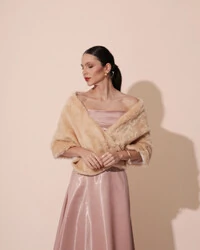 Estola Bege New Fake Fur