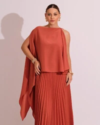 Capa Mil Formas Crepe Terracota