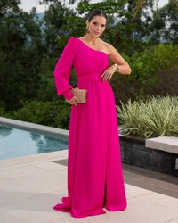 Vestido Longo Leticia Pink