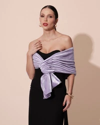 Estola Veludo Lilás