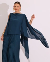 Capa Mil Formas Crepe Verde Escuro
