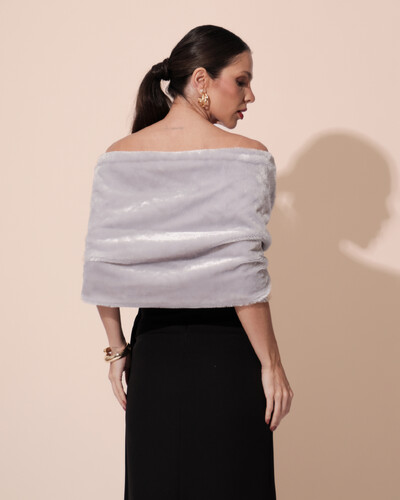 FotoEstola de Pele Cinza