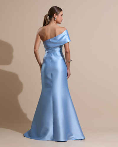 Foto Vestido de Festa Zibeline com Faixa Ombro a Ombro Serenity New