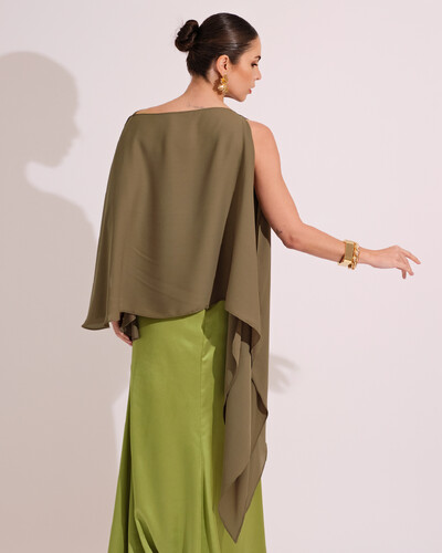 FotoCapa Mil Formas Crepe Verde Oliva