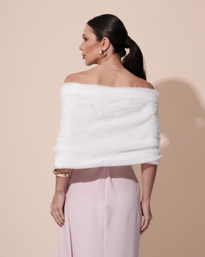 FotoEstola de Pele Branco