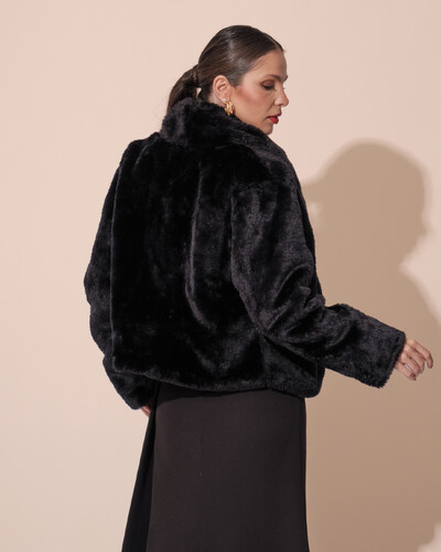 FotoCasaco Fake Fur Preto