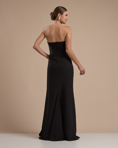 FotoVestido de Festa Longo Tomara que Caia Alfaiataria Preto