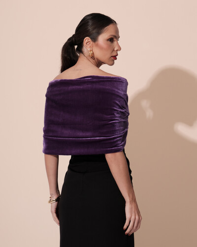FotoEstola Veludo Violeta