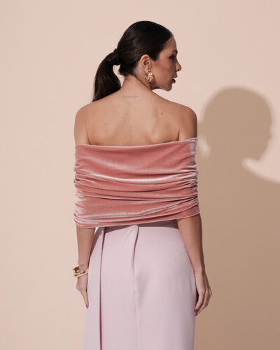 FotoEstola Veludo Rose