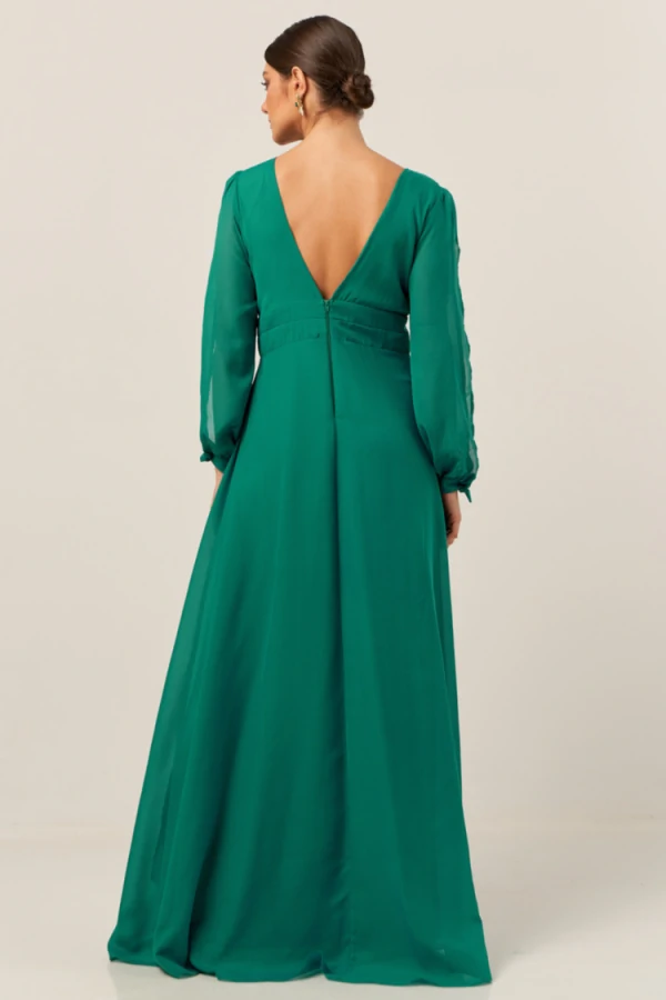 Vestido Longo Joana Verde