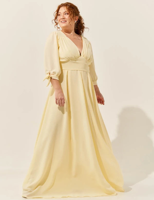 Vestido Longo Jordana Amarelo