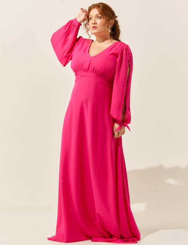 Vestido Longo Joana Pink