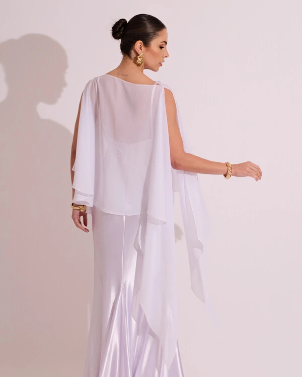 Capa Mil Formas Crepe Branco