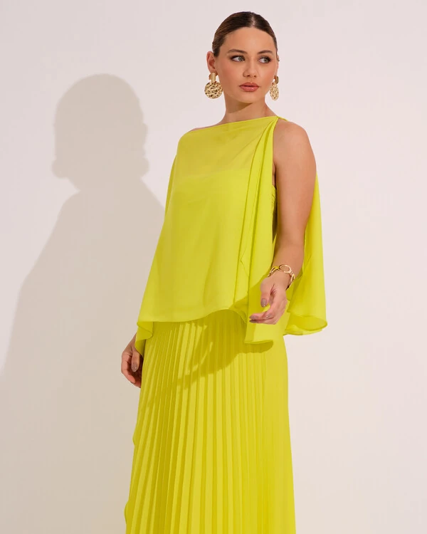 Capa Mil formas Crepe Verde Lima