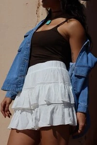 Blusa Alça Ribana Marrom