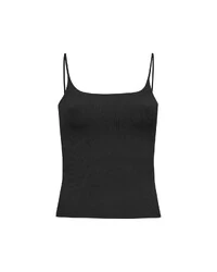 Blusa Alça Ribana Preta