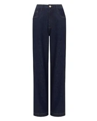 Calça Jeans Reta Escura