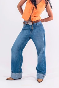 Calça Jeans Full Leg