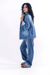 Jaqueta Jeans Oversized