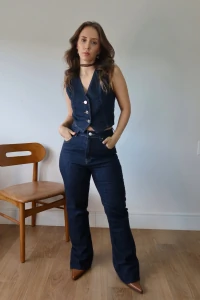 Calça Jeans Flare