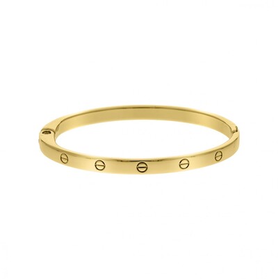 Foto Bracelete Cartier Dourado