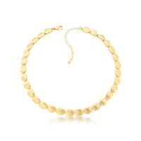 Colar Irene com Banho de Ouro 18K e acabamento acetinado