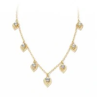 Colar Beth com Zircônias e Banho de Ouro 18K
