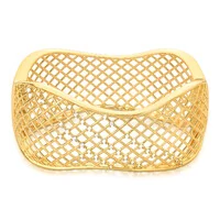 Pulseira Aramado com Zircônias e Banho de Ouro 18K - Elegância Clássica com Brilho Moderno