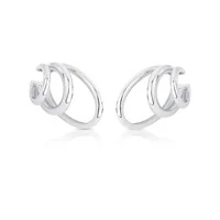 Piercing Ornella - Banho Ródio Branco | Design Moderno