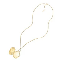 Colar Relicário Cosi com Banho de Ouro 18K