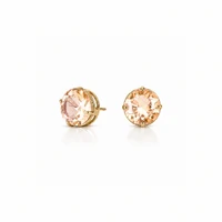 Brinco Riviera com Cristal e Banho de Ouro 18K