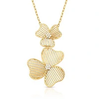 Colar Aramado com Zircônias e Banho de Ouro 18K