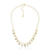 Colar Balangandãs com Banho de Ouro 18K e Zircônias