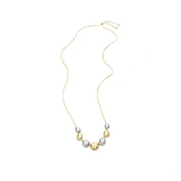 Colar Niemeyer – Design Escultural com Mix de Banhos Ouro 18K e Ródio