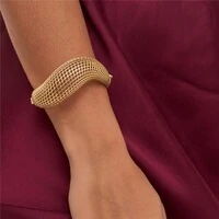Pulseira Aramado Banhado a Ouro 18K - Elegância Clássica com Brilho Intenso