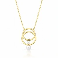 Colar Gilberto com Pérolas e Banho de Ouro 18k