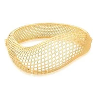 Pulseira Aramado Banhado a Ouro 18K - Elegância Clássica com Brilho Intenso