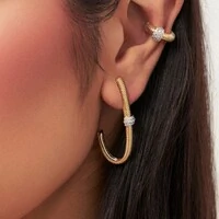 Brinco Morocco – Design Moderno com Zircônias e Mix de Banhos